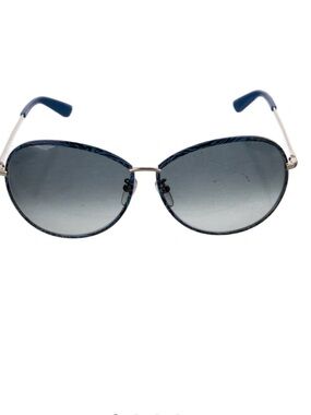 Etro Blue Gradient Round Sunglasses